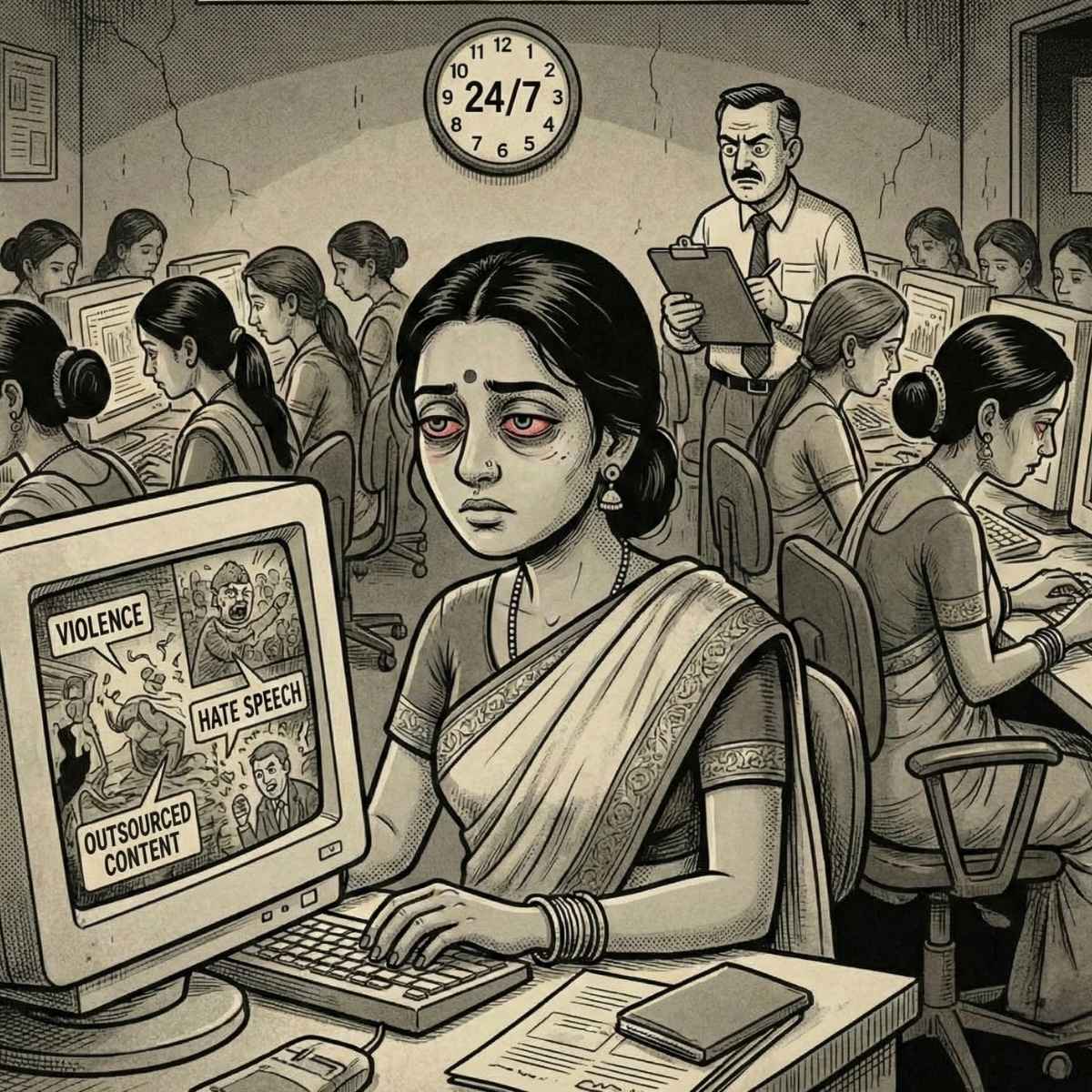 Cicatrices en el código: El coste humano de una IA limpia